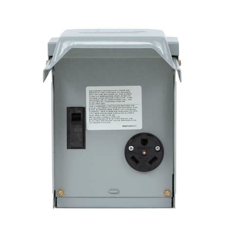 cost rv electric box hookup|30 amp outlet for rv.